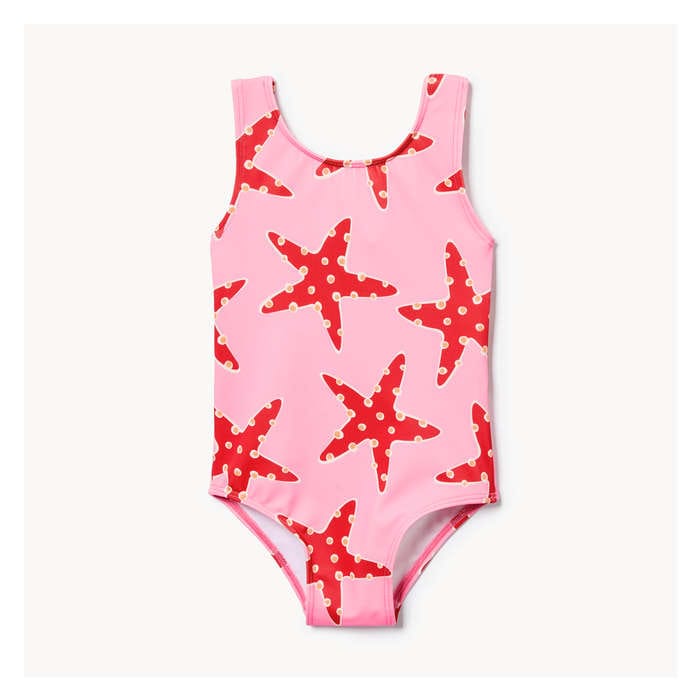 Baby Girls' Bow-Back Swimsuit